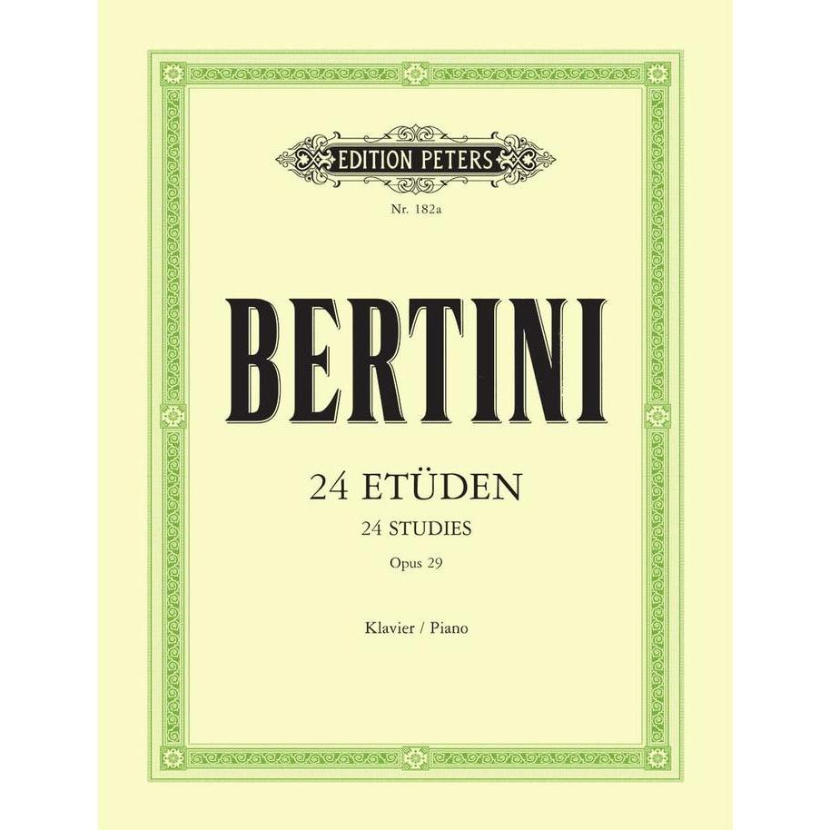Buku Piano Bertini - 24 Studies Op. 29