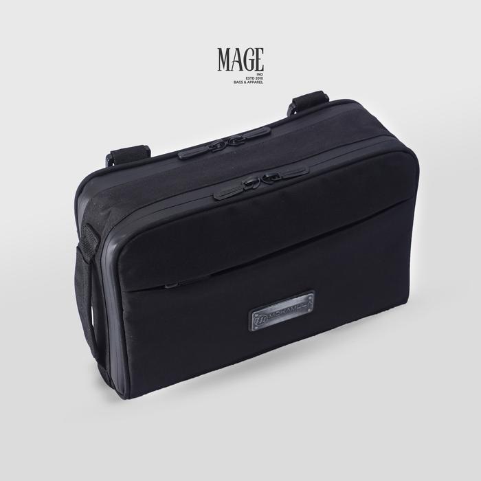 MAGE Eclipse Men Anti Bara Hand Bag dan Tas Selempang Pria Multifungsi Bahan Filament Anti Bara