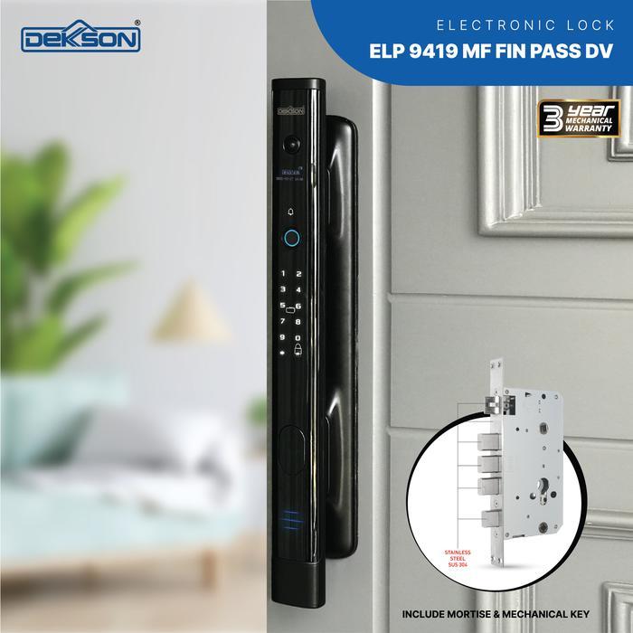 DEKKSON ELECTRONIC LOCK KUNCI DIGITAL ELP 9419 MF FIN PASS DV