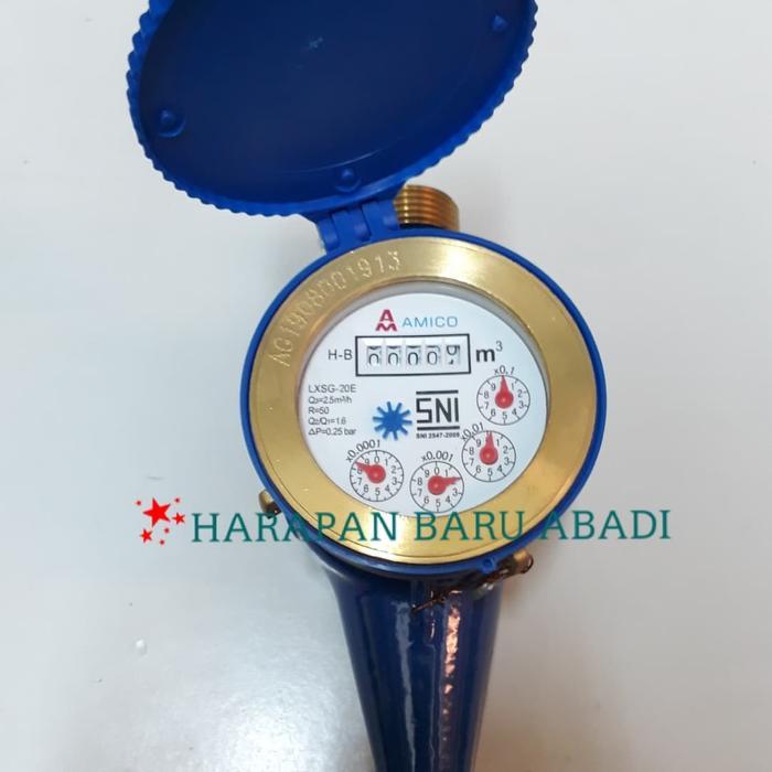 Meteran Air Amico Drat 1/2" Inch / Water Meter Amico / Flow Meter