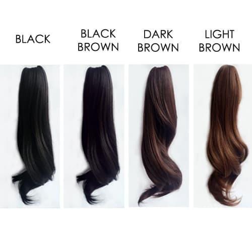 RSW HAIR CLIP PONI PONY TAIL PONITAIL KOREA CURLY 09 JEPIT CLIP ON