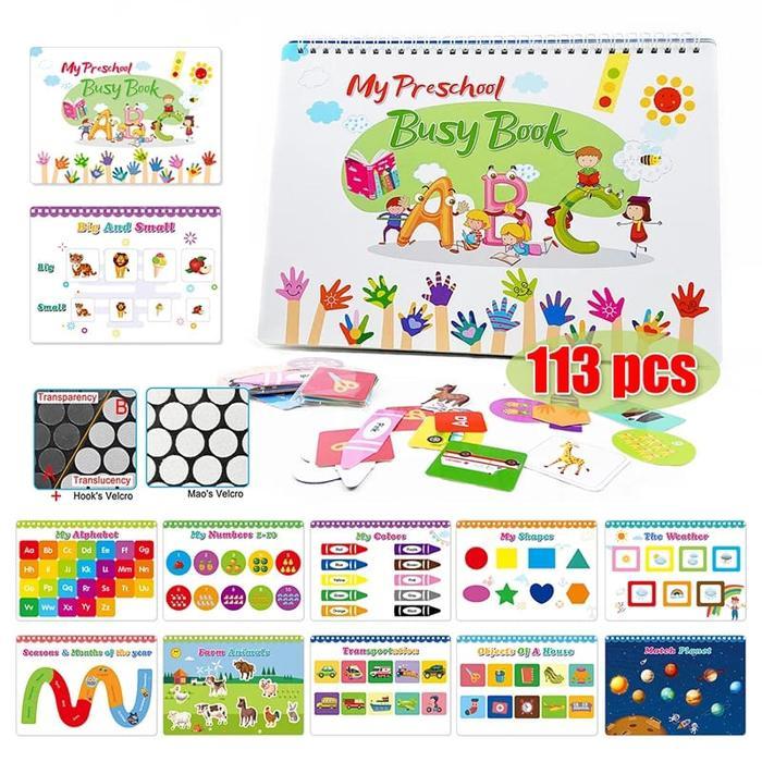 Premium My Preschool Busy Book Original