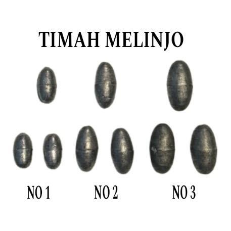 Timah Pancing Melinjo Timah Pemberat Pancing