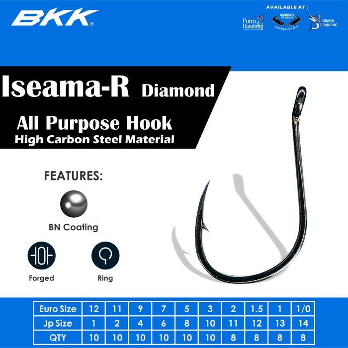 Kail Pancing Hook BKK Iseama R Diamond Kail Galatama Kail Ikan Mas