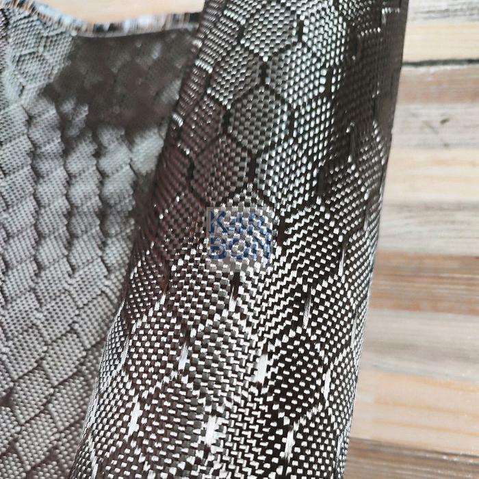 Serat Carbon Asli Hexagon 3K 240gsm