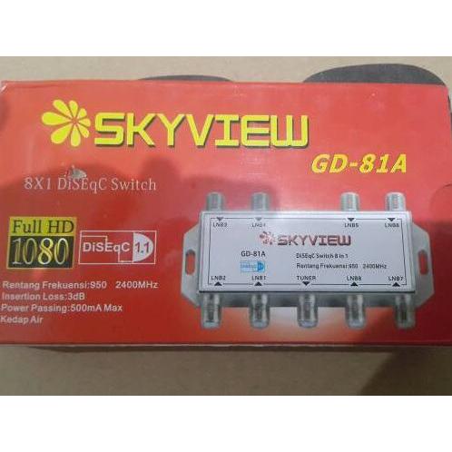 Diseq Lnb C Band Ku Band 8X1 Skyview
