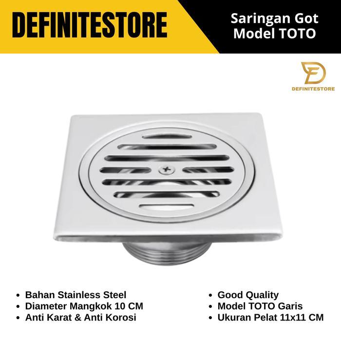 Floor Drain Stainless Kotak Saringan Kamar Mandi Floor Drain Kamar Mandi Saringat Got Kamar Mandi