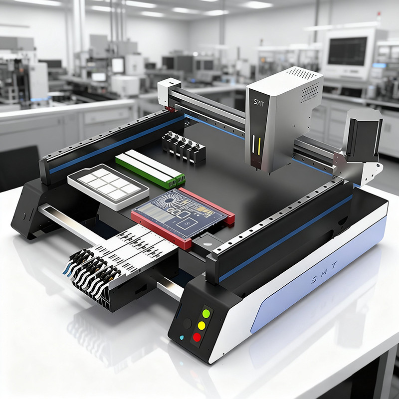 High Speed Desktop SMT Machine Automatic SMT Pick And Place Machine Chip Mounter LED SMD Dual Heads