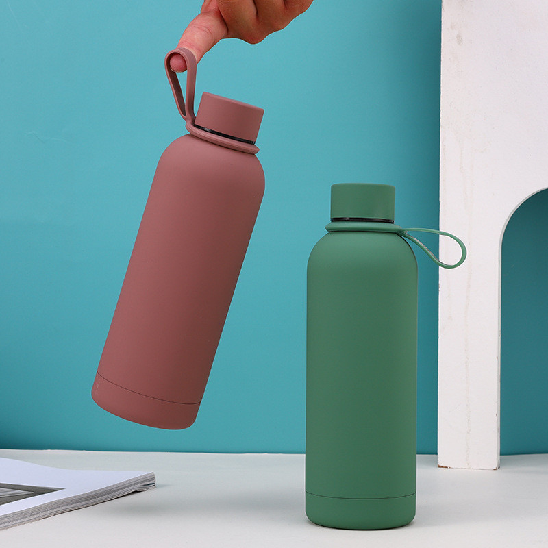 Portable Large Vacuum Flask Stainless Steel Thermos Bottle Outdoor Sports Water Bottle Big Belly Cup