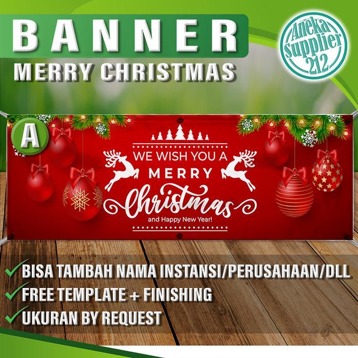 Cetak Spanduk Banner Natal dan Tahun Baru