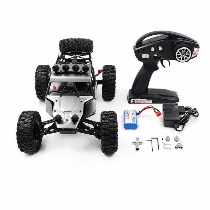 Rc Car FEIYUE FY03H Brushless Full Metal Alloy 1:12 remote control - Silver, Brushless