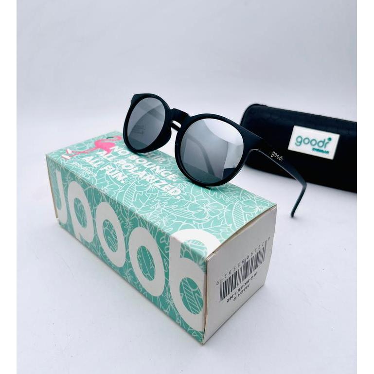kacamata hitam goodr circle sunglass black bisa ganti lensa