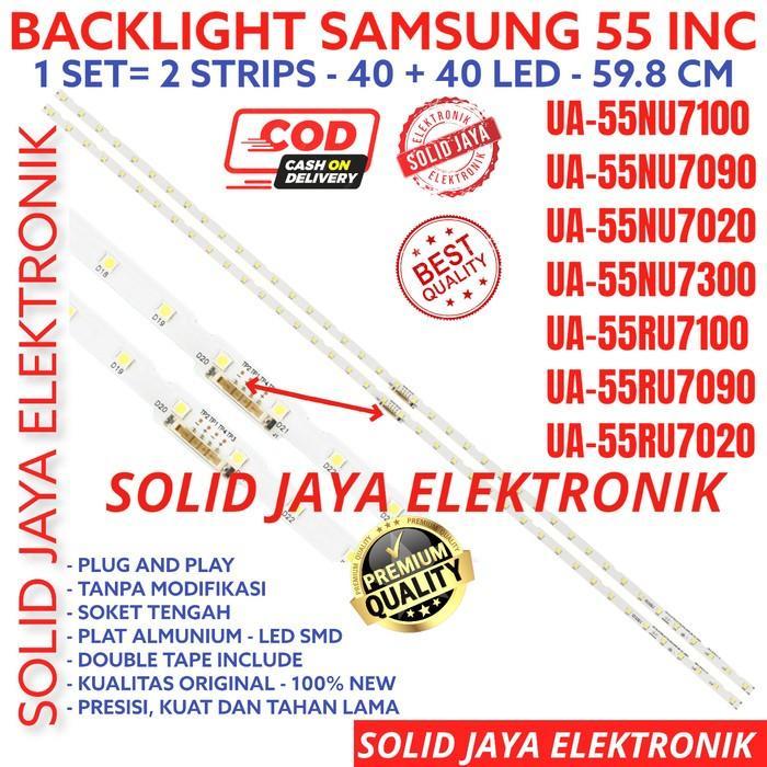 TERLARIS BACKLIGHT LED SAMSUNG 55 INC UA55RU7100 UA55RU7020 UA55RU7090 LAMPU BL SALE