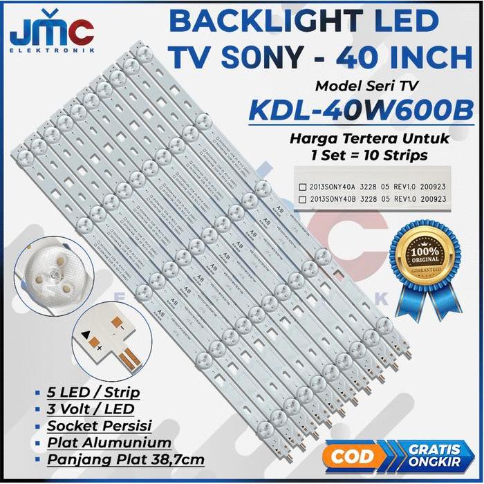 TERLARIS BACKLIGHT TV LED SONY 40 INCH KDL-40W600B KDL40W600B 40W600B 40W600 SALE