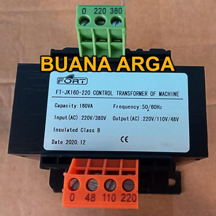 Multi Trafo Step Down 160 Va - Output 36V/24V/12V - Ft-Jk160-36