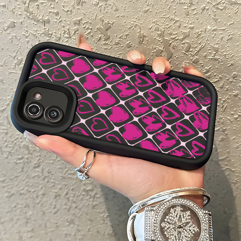 Casing Hp Untuk Samsung Galaxy A03 Core A02 M02 Case Hati Berkotak Kasing Protective Cesing Hibrida 