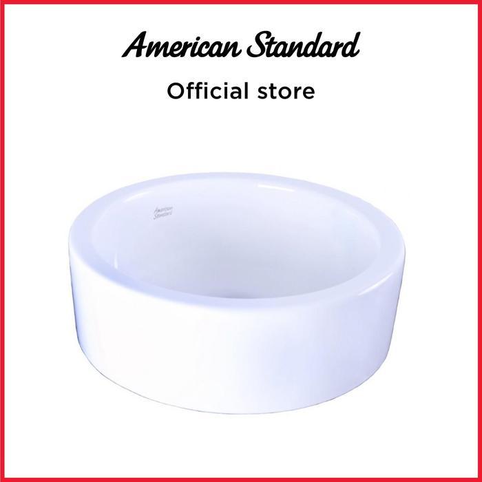 American Standard Wastafel Meja - White Round Bowl Lava