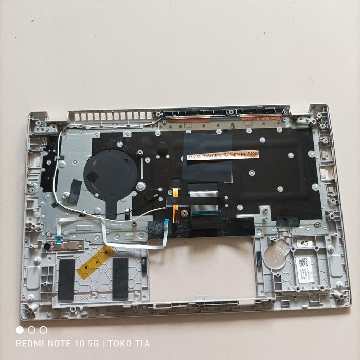 Palmrest dan Keyboard Acer Swift 3 SF314 510G Original - [03/01]