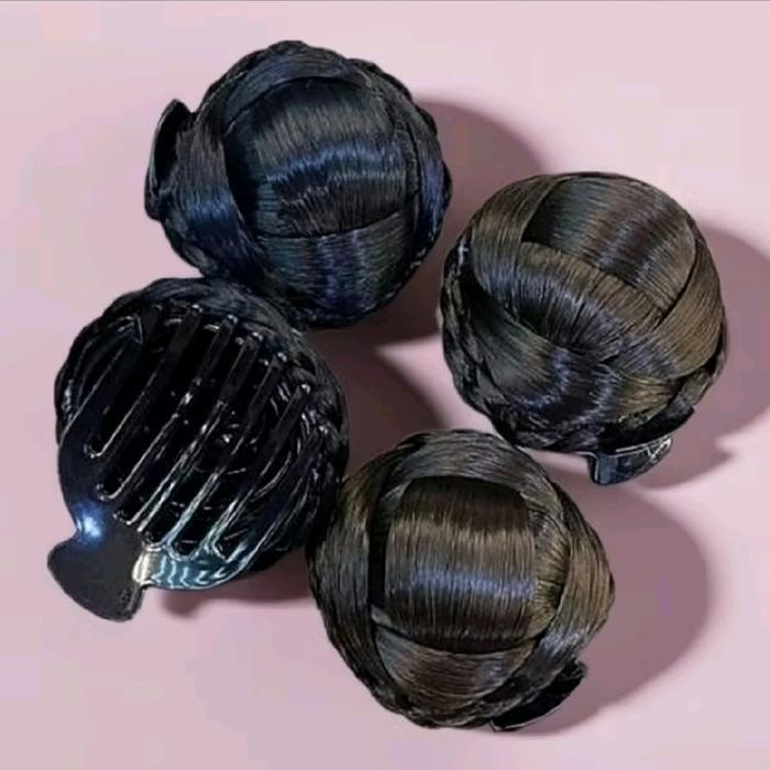 Sanggul Cepol Dome / Jepit Sanggul Anyam dome modern