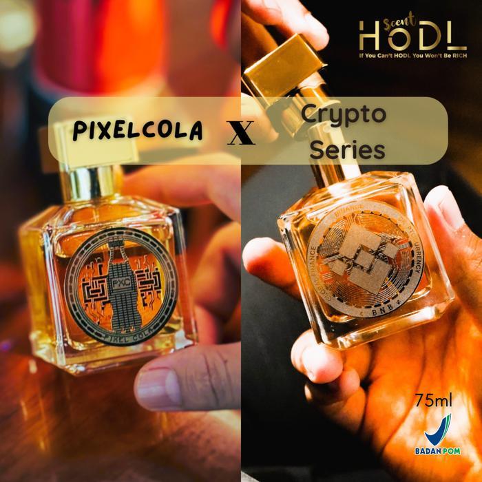 Parfum HODL Scent Bundling PIXELCOLA x Crypto Series Perfume Premium Pria Wangi Tahan Lama