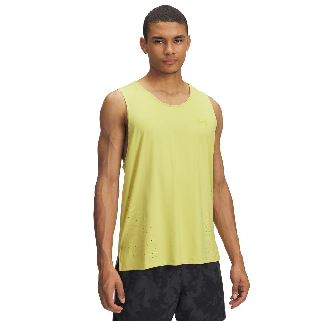 UA Launch Elite Men's Singlet - Yellow