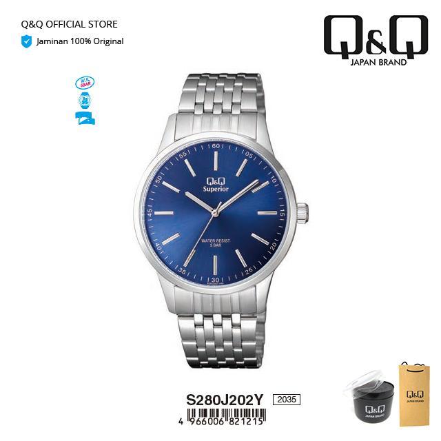 TERLARIS QnQ QQ Jam Tangan Pria Analog - S280 S280J Superior READY STOCK