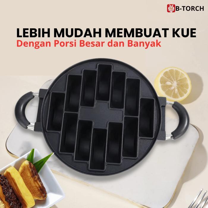 Cetakan Kue Pukis 12 Lubang / Cetakan Kue Pancong Premium Anti Lengket