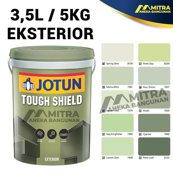 CAT TEMBOK EKSTERIOR JOTUN TOUGH SHIELD 3,5 LITER / SAGE GREEN / CAT JOTUN EXTERIOR