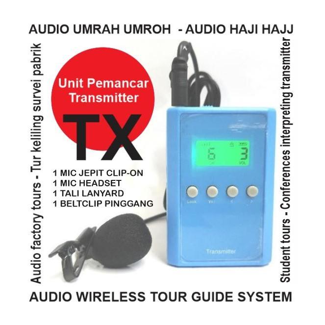 Transmitter Unit Tambahan Audio Umroh Audio Haji Hajj Promick Uhf01Aa Terlaris