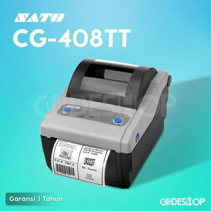 TEREMURAHTERLARIS READY SILAHKAN DIORDER SATO CG-408TT BARCODE PRINTER CG 408 - PRINTER BARCODE SATO