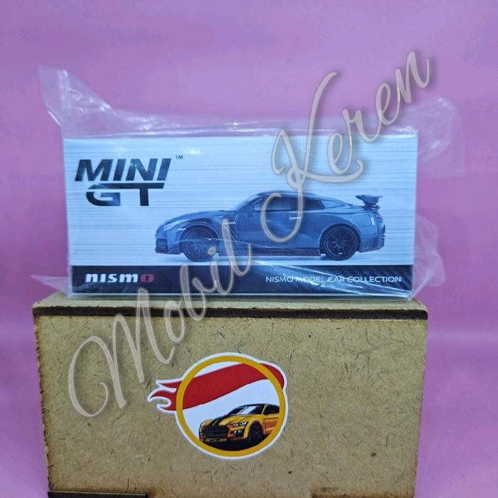 Diecast Mini GT NISMO NISSAN Model Collection KWAMO-Z3001 Nissan R35 GT-R Nismo 2024 Stealth Grey