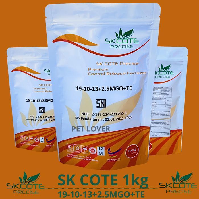 PUPUK OSMOCOTE MERAH / SK COTE 1KG 19-10-13+2,5MGO+TE