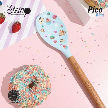 Stein Steincookware Pico Spatula Sutil Spoon Kayu Akasia Tahan panas
