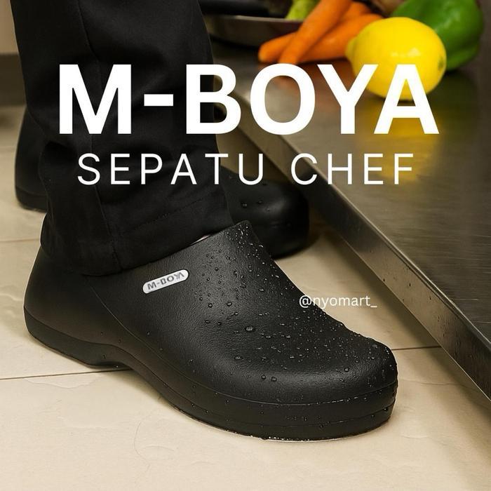 "New" MBoya chef shoes~Super Anti-Slip dan Oil resistant~ Sepatu safety Pria / Wanita~ Pilihan Nya