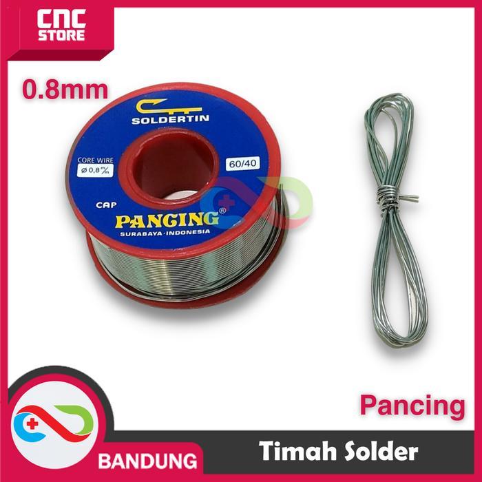 TIMAH SOLDER ROLL KECIL PANCING DIAMETER 0.8 PANCING 1 ROLL 10 METER .