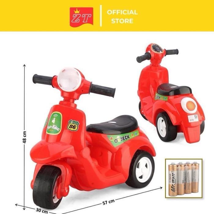 Mainan vespa anak vespa mini ada musik VESPA FUNBIKE
