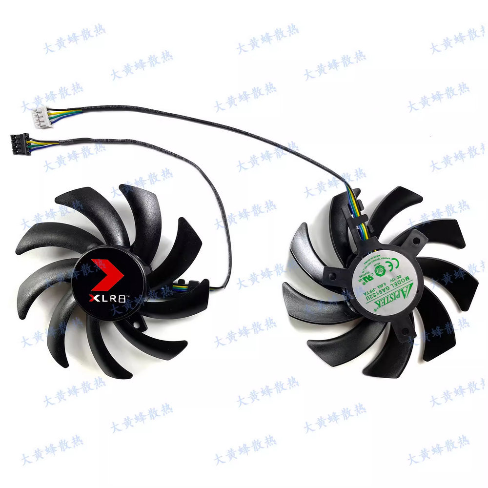New the Cooling Fan for PNY RTX4060ti RTX4070 RTX4070S VERTO Dual FanGraphics Video Card
