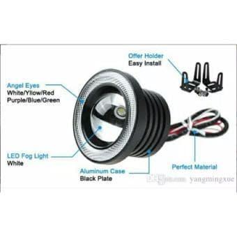 Led Foglamp / Foglight Angel Eyes 89Mm Projector Universal