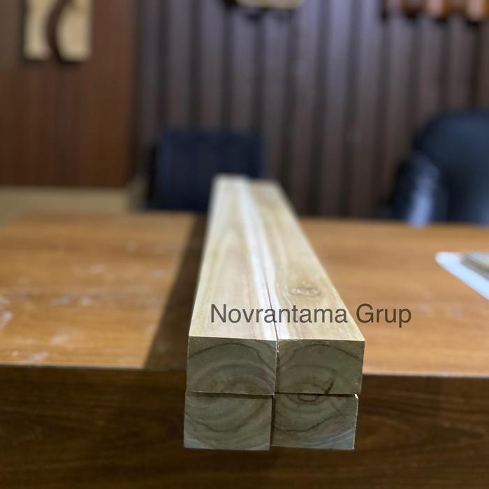 TERBARU! Kayu Jati 4x6x200cm / Kaso Jati Asli 4x6cm Panjang 200cm / Usuk Kayu Jati Asli Panjang
