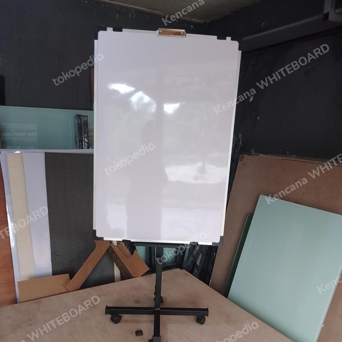 Flip Chart Board standing Roda