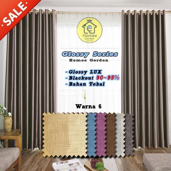 gorden polos/gordyn polos/gorden blackout/gorden blackout mewah//glossy
