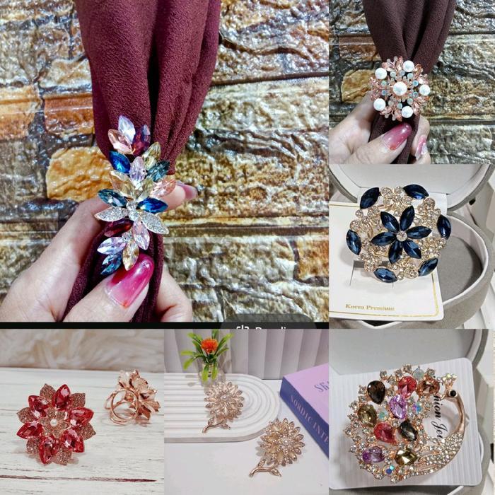 bross ring hijab Bros cincin bros zirkon aksesoris jilbab