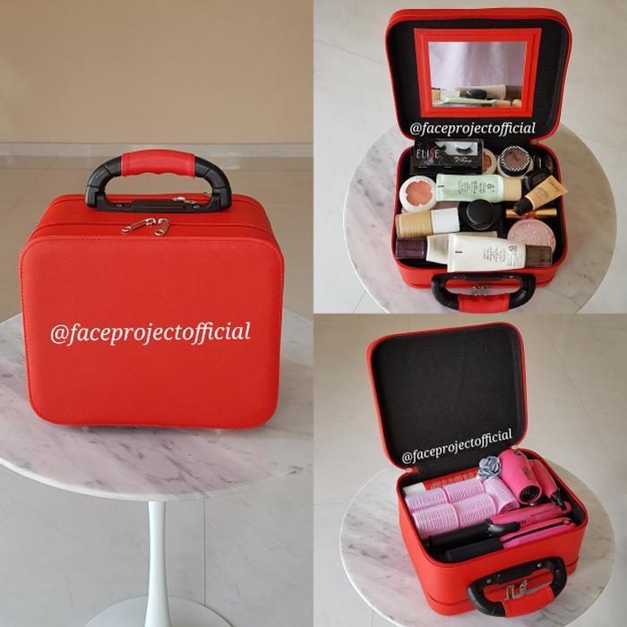 Koper Makeup Beauty Case Makeup Kotak Rias Tas Kosmetik Box Kecil