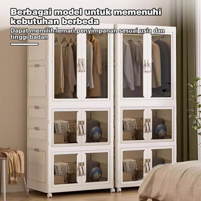Etife Lemari Baju / Lemari Pakaian / Lemari Baju Minimalis/Lemari Pakaian Estetik/Lemari Baju