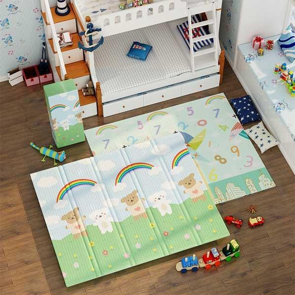 BONBOX High Quality Karpet Lipat Playmat Bayi kasur Matras busa tipis GPPD Foam Lipat TIKAR BUSA