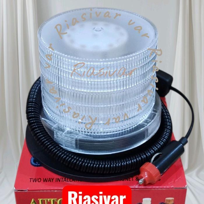 LAMPU ROTARY UNIVERSAL 12-24 VOLT LAMPU BLITZ DENGAN 2 MODE LAMPU KEDIP DAN PUTAR