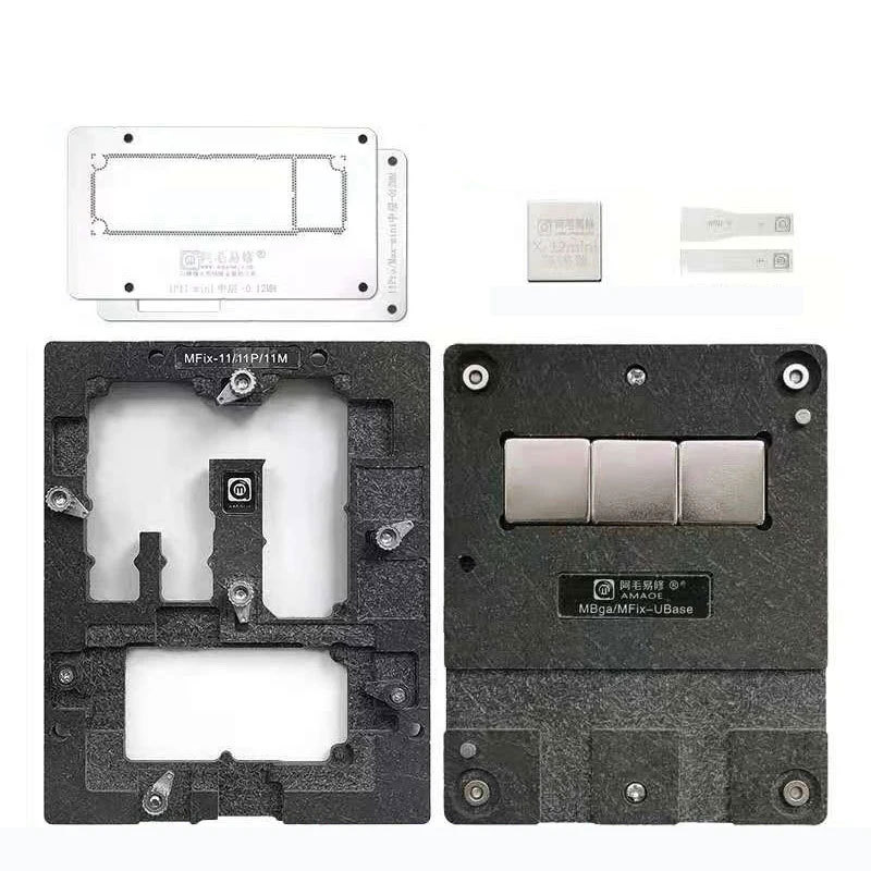 BELI SEKARANG BGA Reballing Stencil Set For Iphone 11/11Pro/11pro max Middle Layer Hard Disk Mainboa