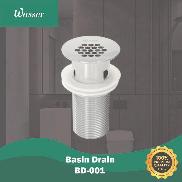 Wasser Basin Drain BD-001 / Afur Wastafel / Tutup Wastafel