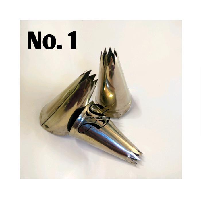 Spuit Lokal Stainless Alat dekorasi Kue/Semprit Stainless Churros