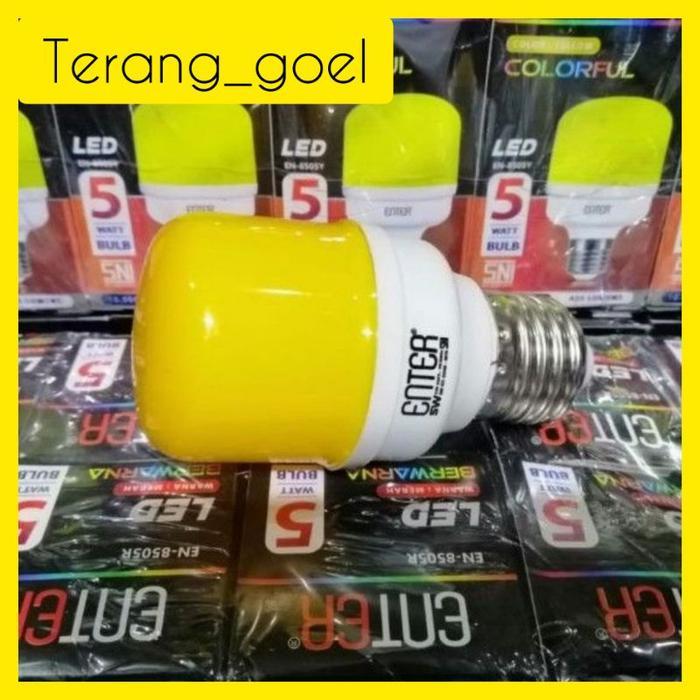 Lampu Led Hias Warna Warni 5 watt Enter/Lampu Dekor Led/Lampu Tidur Led /Lampu Warna Warni 5 Watt